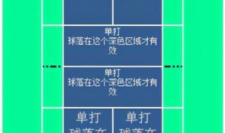 乒乓球双打规则图解